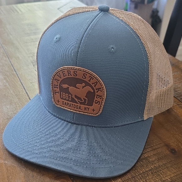 Travers Stakes Blue and Tan Cap - Picture 3 of 9